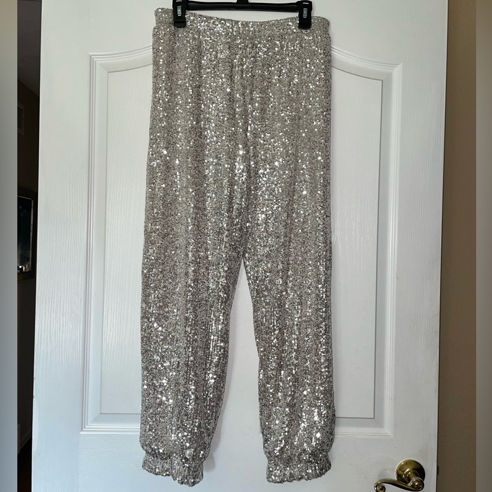 ART CLASS Glitzy pants with gathered bottom